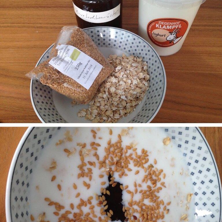 Zutaten Ziegenjoghurt, Ziegenjoghurt mit Zwetschken_LEADER Region Weinviertel Ost