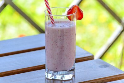 Erdbeermilch