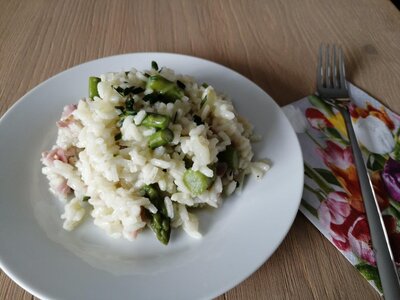 Spargelrisotto