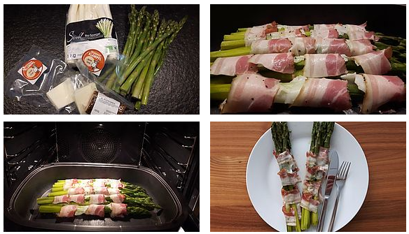 Spargel mit Schinken und Käse_LEADER Region Weinviertel Ost